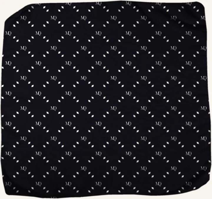 Scarf with monogram