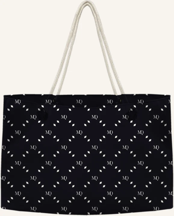 Woven Weekender Tote with monogram