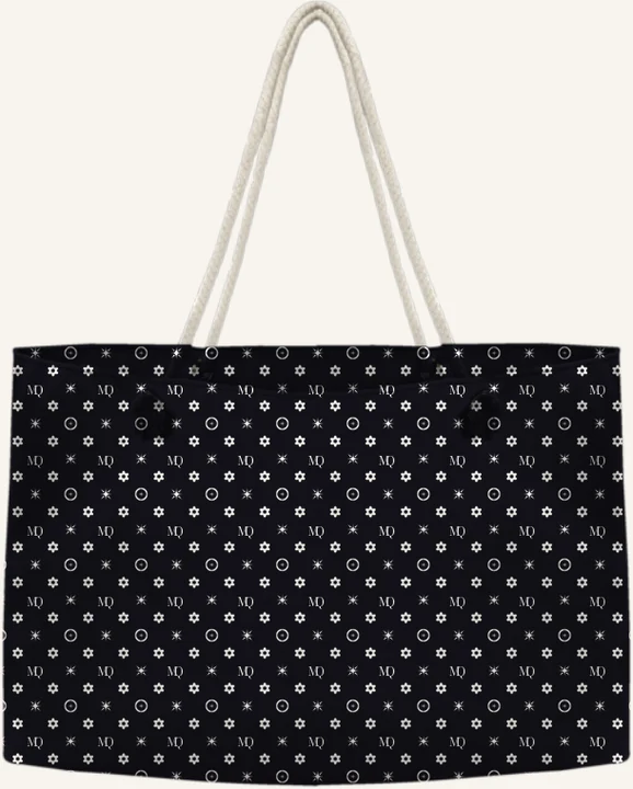 Woven Weekender Tote with monogram